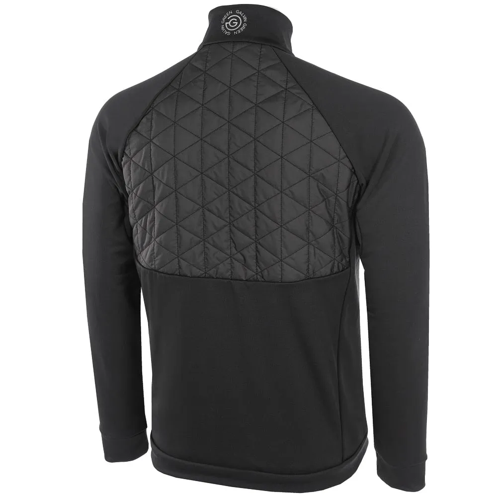 Galvin Green Dexter Insula Jacket - Black Layered Neckline