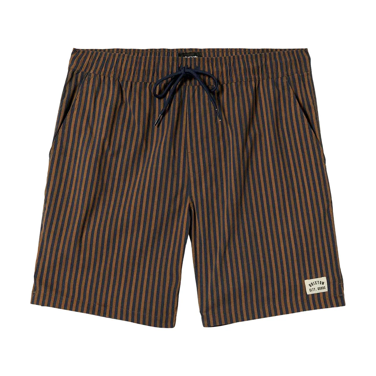 Brixton Everyday Hybrid 7 Shorts - Washed Navy/Sunbaked Herringbo Everyday Must-have Soft and Stretchy