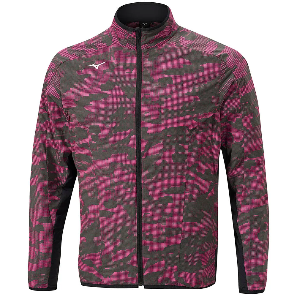 Mizuno Winter Stretch Full Zip Jacket - Pink Camo Travel Street Style Lifestyle Wear