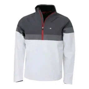 Benross Hydro Pro 1/4 Zip Waterproof Jacket - White Enhanced Edge Binding Compression Fold Design
