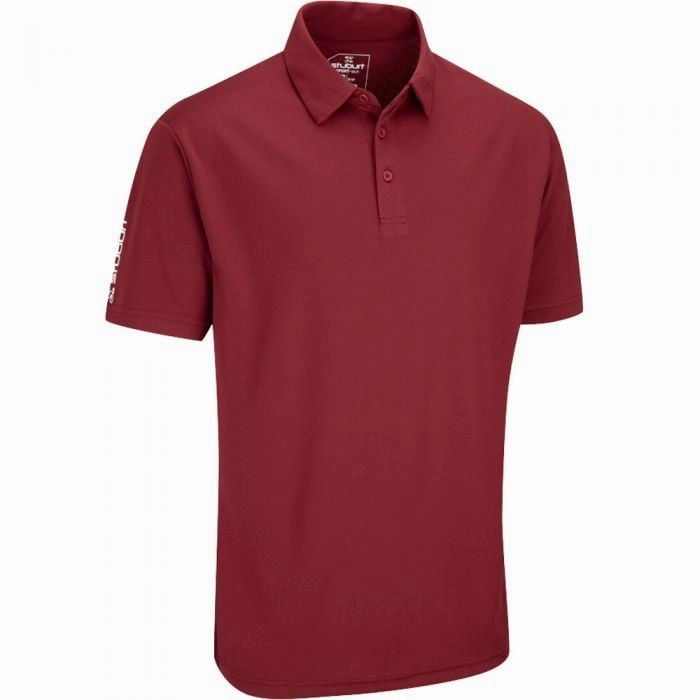 Office Casual Stuburt Sport Tech Polo Shirt - Burgundy