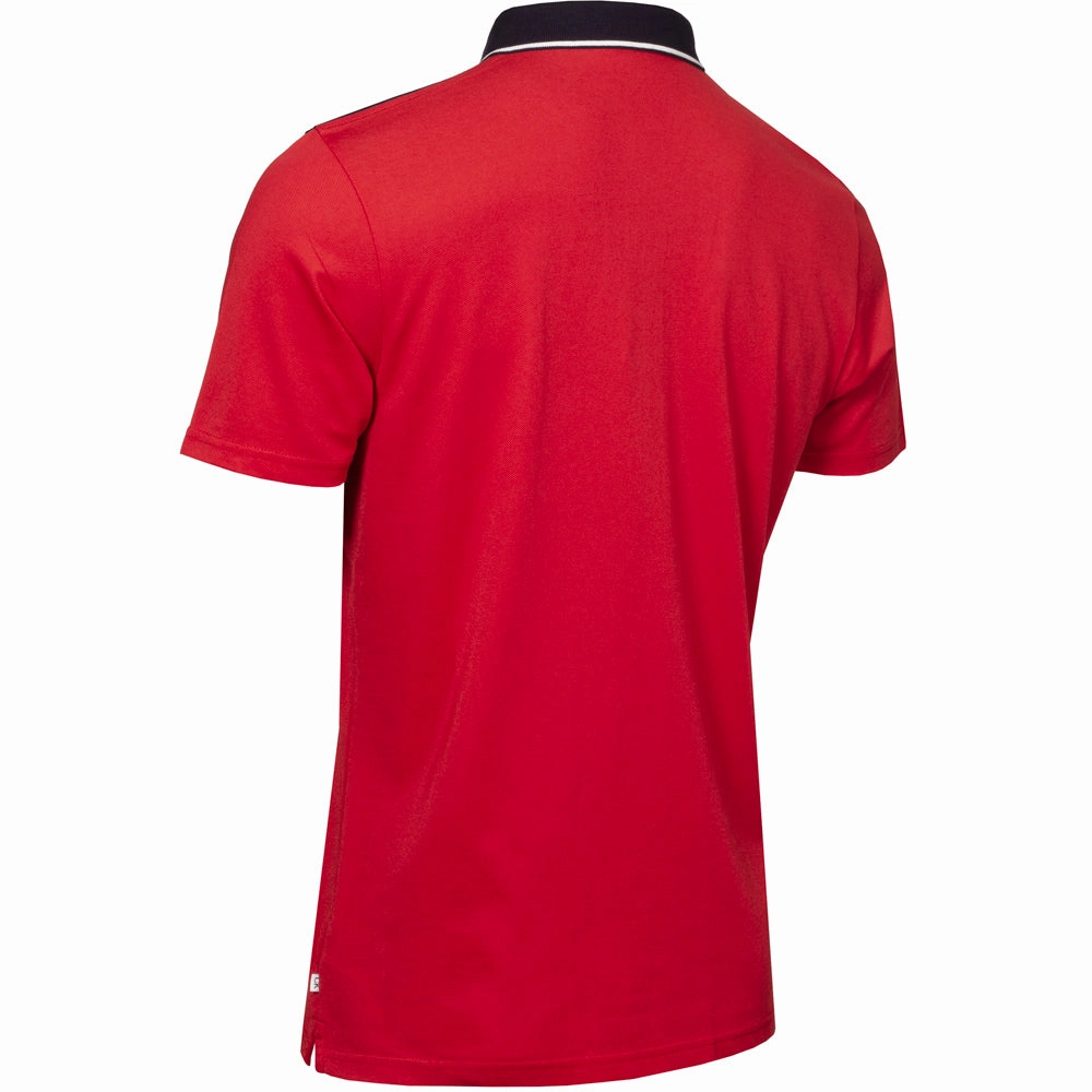 Teenager fashion MultiPly Fabric Calvin Klein Eagle Polo Shirt - Red