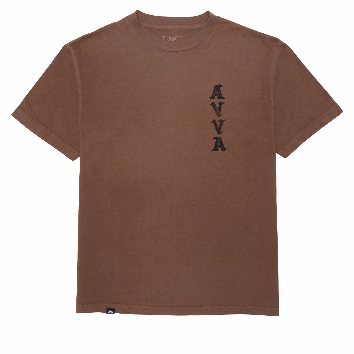 AVVA Vertical Bounds T-Shirt - Chestnut Brown Perfect for Outdoors