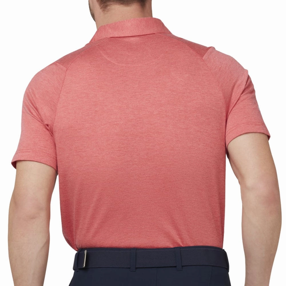 Glossy Look Callaway Soft Touch Colour Block Polo Shirt - Teaberry Heather
