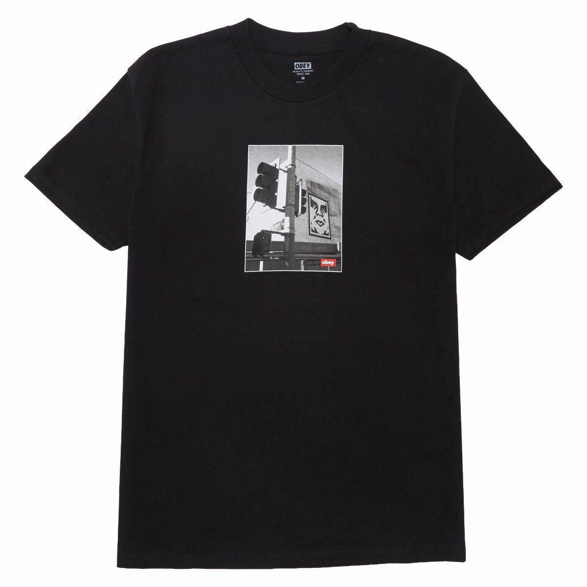 Obey Los Angeles Photo T-Shirt - Black EasyCareFabric
