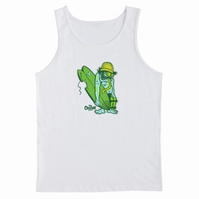 Creature Haunted Sea Tank Top - White Occasion