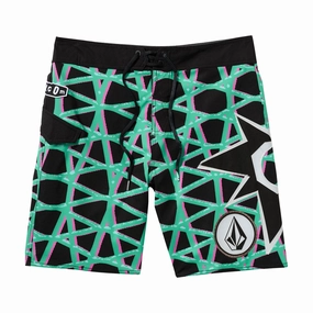 Layer Comfort Volcom St4r G4zer Mod 20 Boardshorts - Black