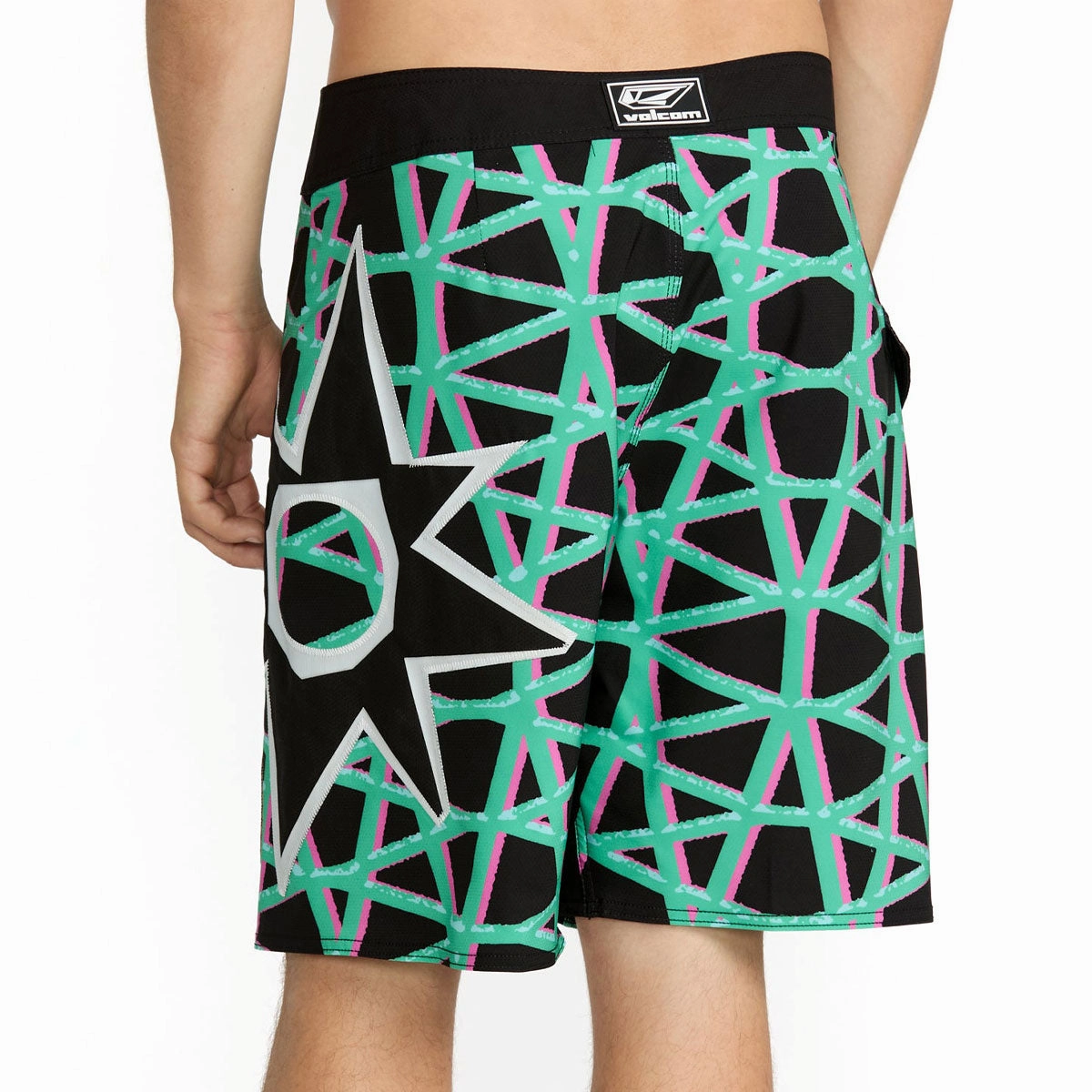 Volcom St4r G4zer Mod 20 Boardshorts - Black AbrasionGuardTape Modern Layer