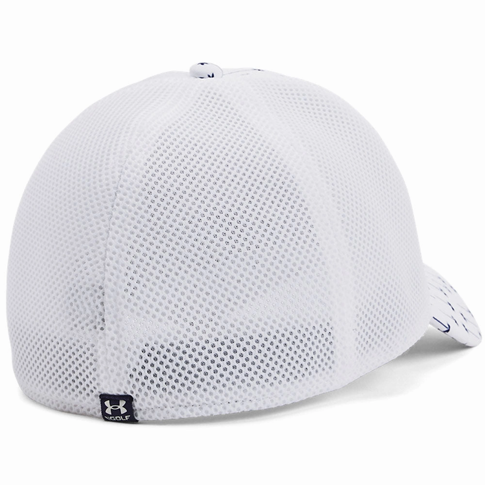 Under Armour Iso-Chill Driver Mesh Cap - White/Blue Active Essential garden party