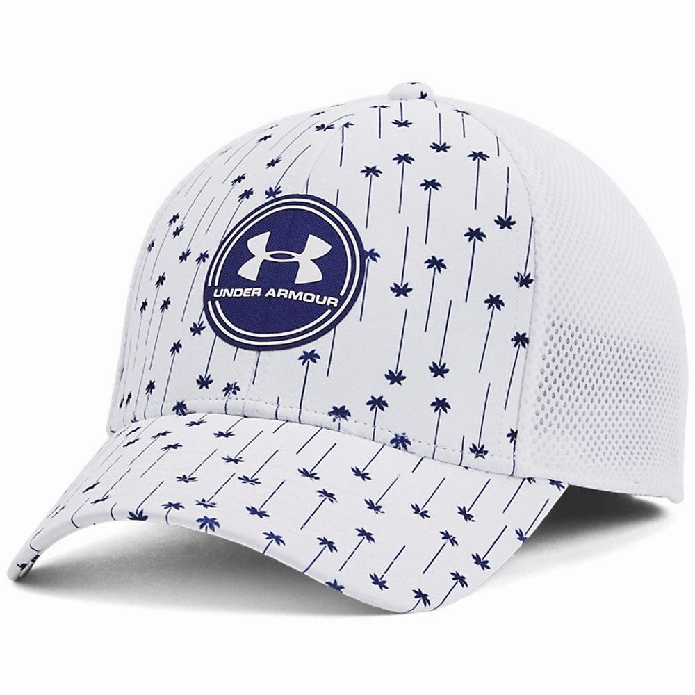 Comfy Fashion Ultra light Under Armour Iso-Chill Driver Mesh Cap - White/Blue