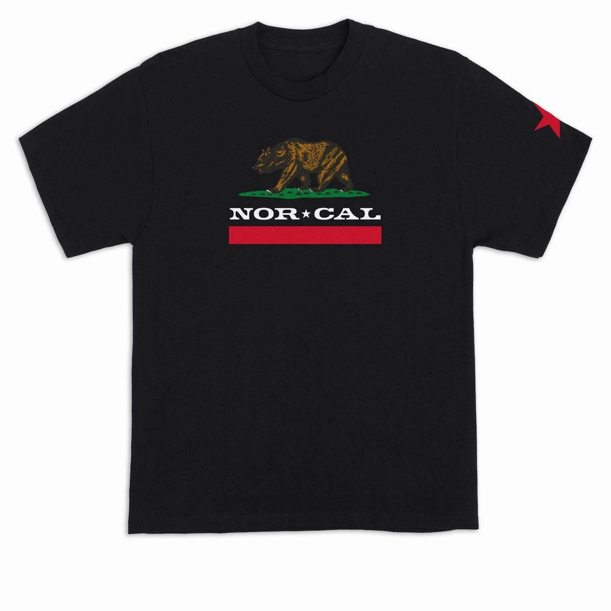 Teenager fashion Nor Cal Republic T-Shirt - Black