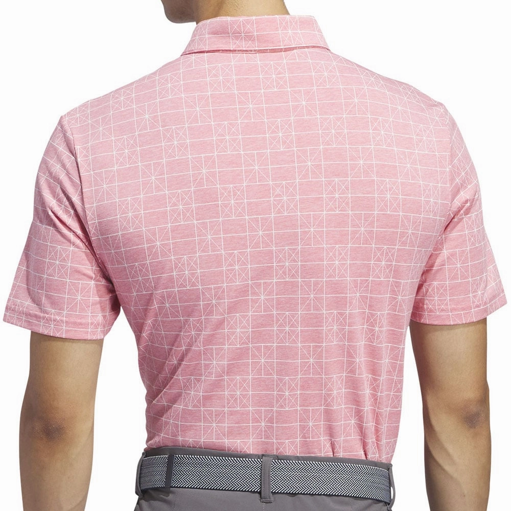 adidas Go-To Novelty Polo Shirt - Clear Pink Premium Comfort