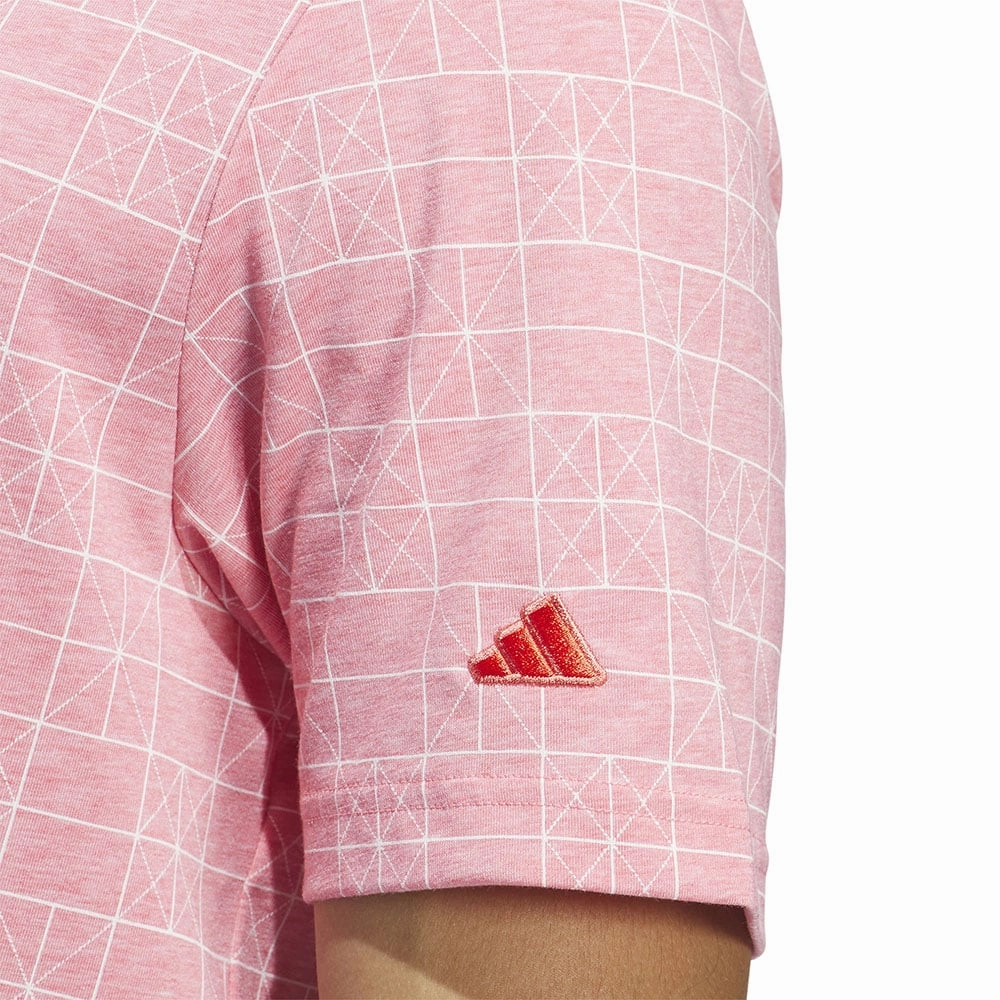 Trendy Fashion V neck elegance adidas Go-To Novelty Polo Shirt - Clear Pink