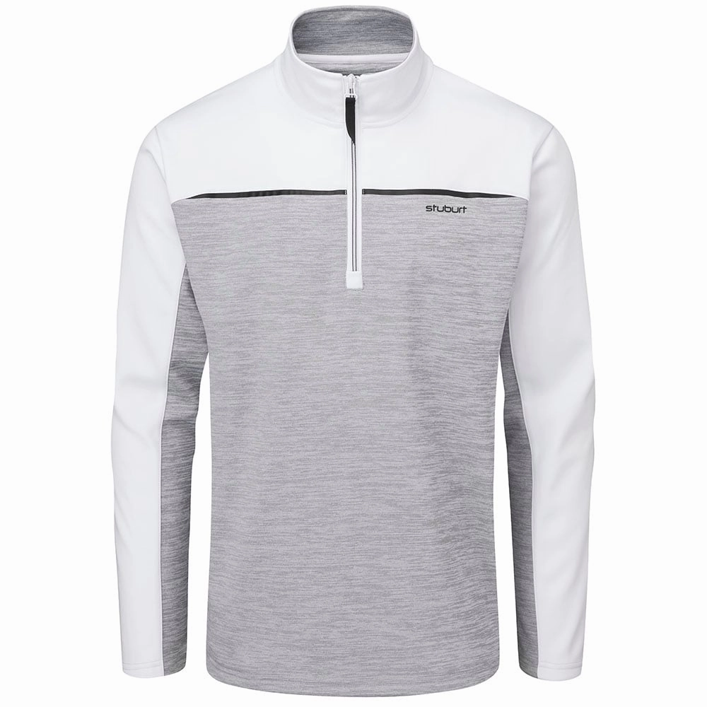 Stuburt Enhance Fleece Sweater - Silver Grey/White Comfy Street Outdoor Bold