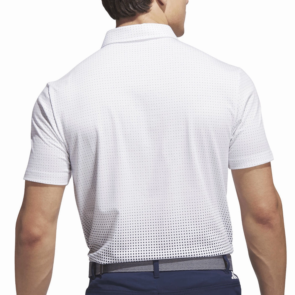 Perfect for Any Outfit adidas Go-to Rise Print Polo Shirt - White