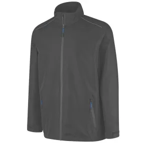 Island Green Waterproof Jacket - Charcoal Wrinkle resistant fabric