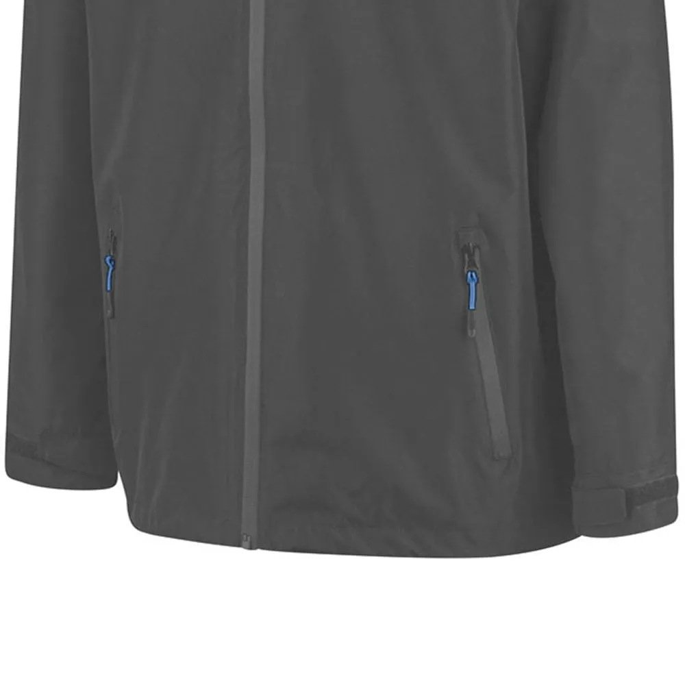 WaterRepellentFabric Island Green Waterproof Jacket - Charcoal
