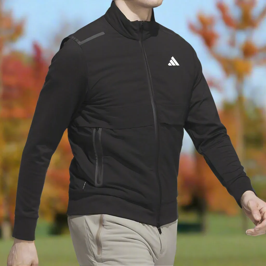 adidas Ultimate365 Tour Frostguard Full-Zip Jacket - Black Waterproof Shell