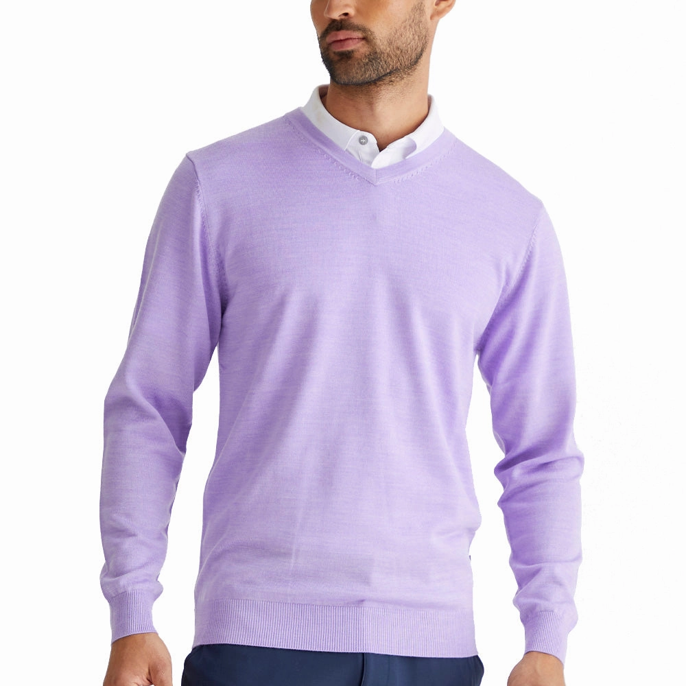Semi Formal Running Top Ping Sullivan Sweater - Purple Ash Marl