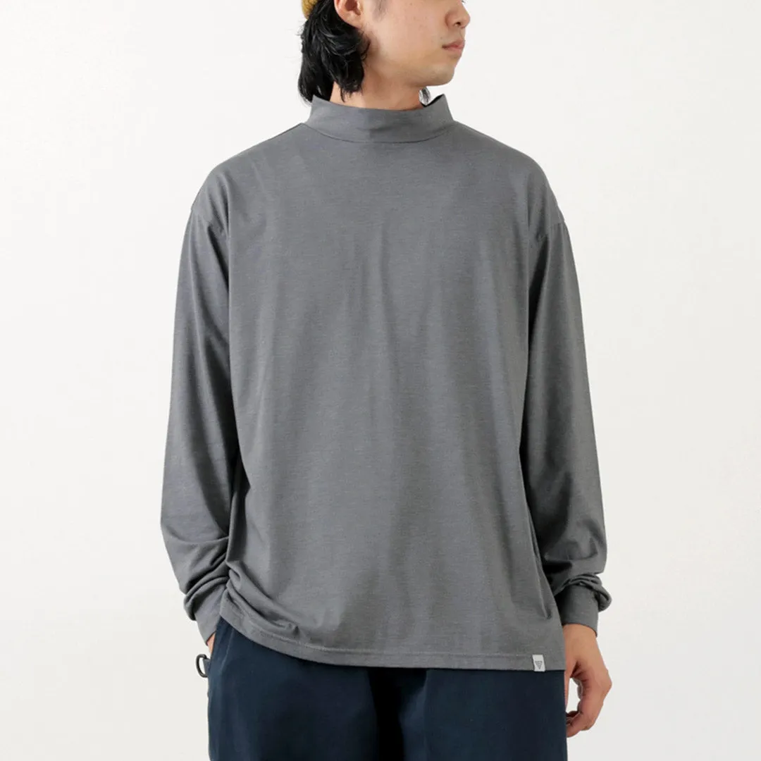 Heather Jersey Material Trendy Look RAG / 37.5 Technology Comfortable Mock Neck T-Shirt