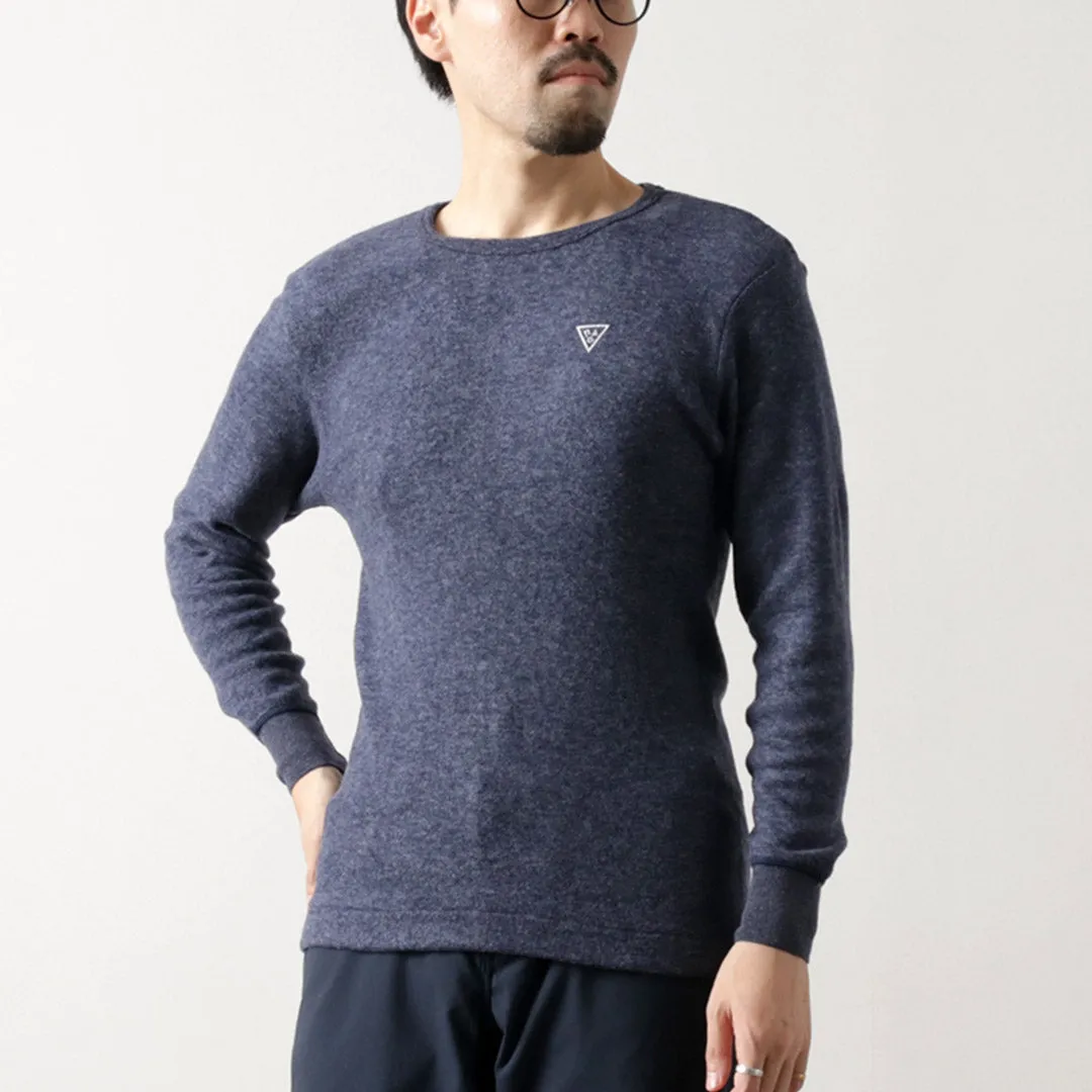 ThermoregulatingFabric Easy Wear Look RAG / Heat System Crew Neck Long Sleeve T-Shirt