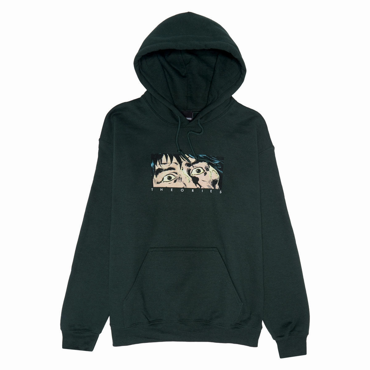 Oversized Cut Theories Fixate Hoodie - Pine