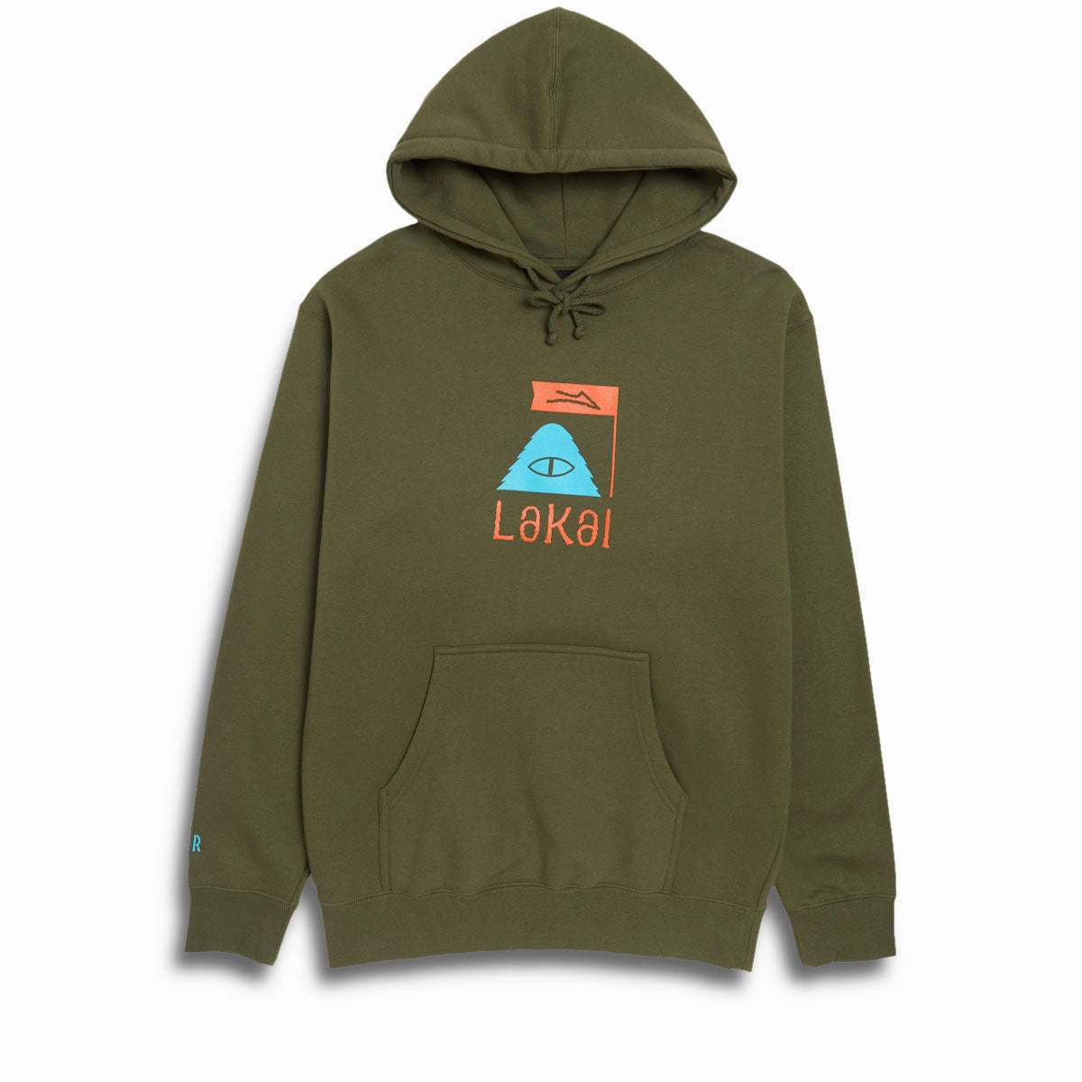 Lakai x Poler Summit Pull Over Hoodie - Olive Quick Drying