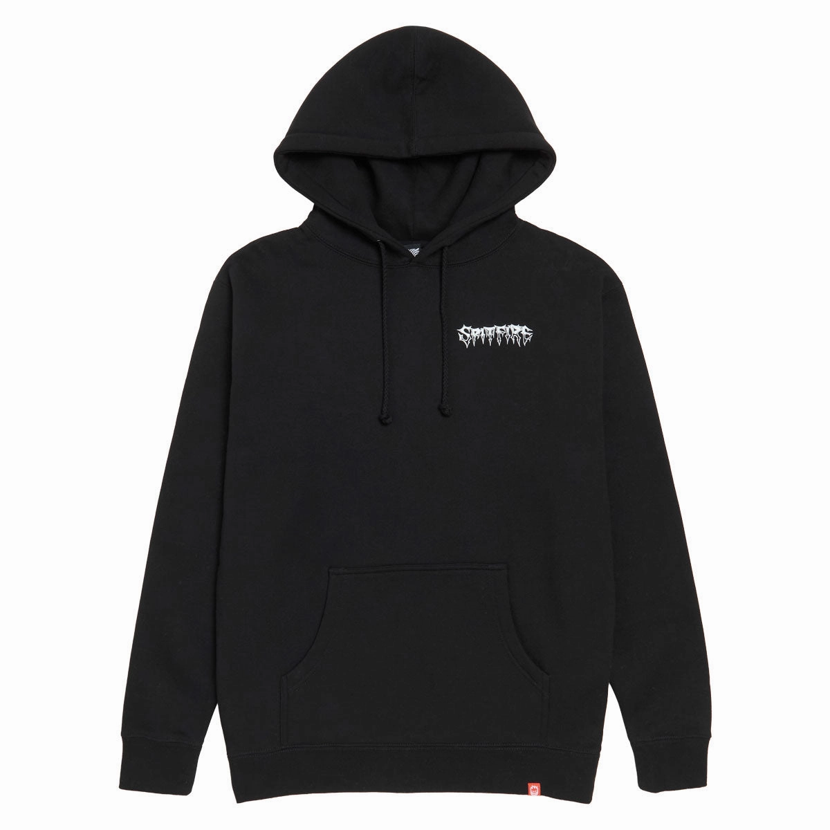 Spitfire Batwing Classic Hoodie - Black/White slim fit Premium Cotton Blend