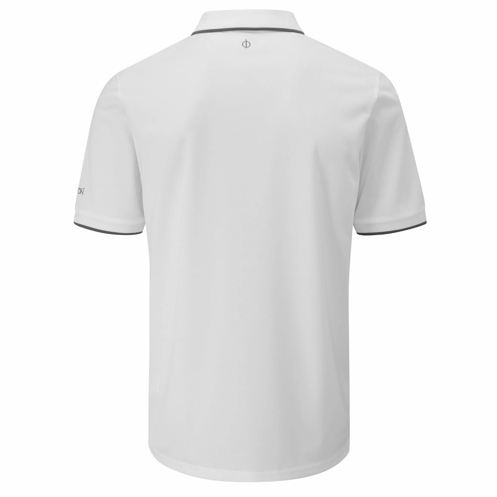 Oscar Jacobson Cooper Polo Shirt - White harmonious Essential Wear
