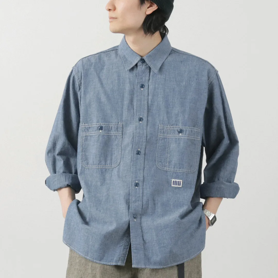 Denim Blend Anti-static ILL ONE EIGHTY / Chambray Work Shirt