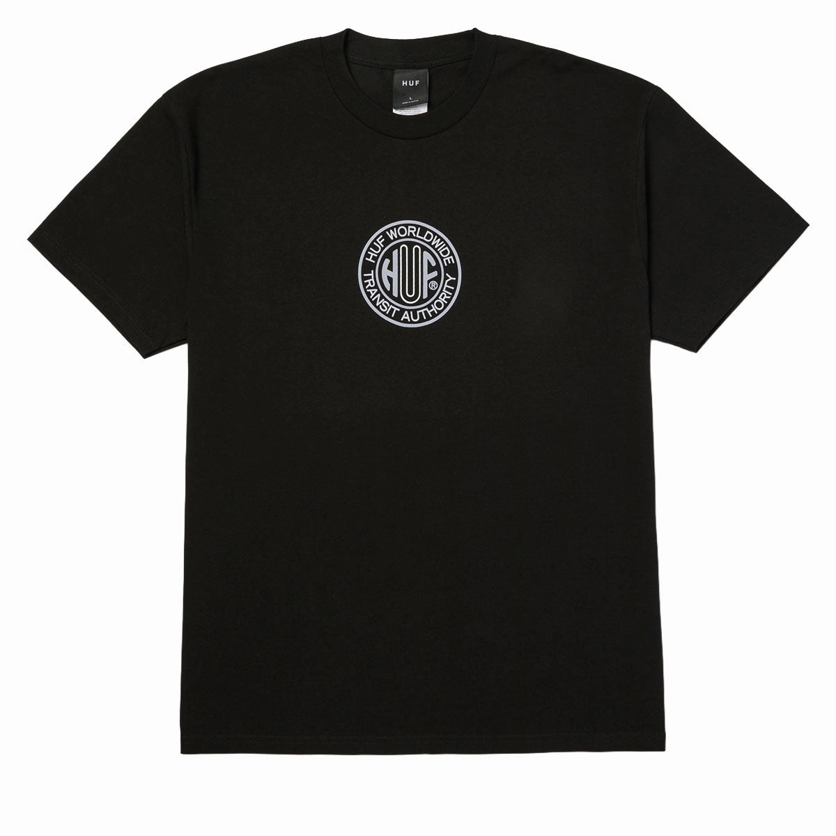 Wrinkle Resistant Hygroscopic Fiber HUF Token T-Shirt - Black