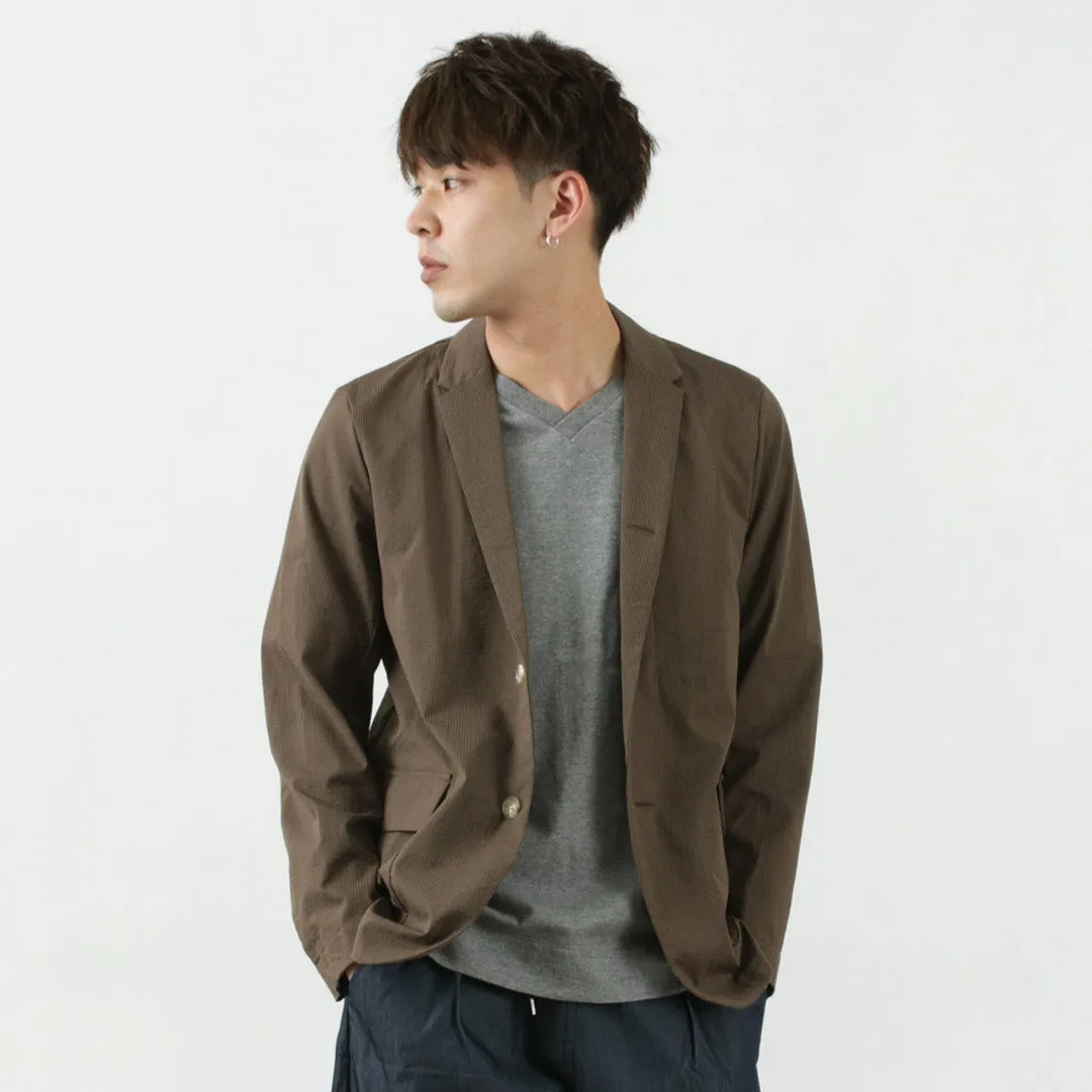 Water Resistant Shell RE MADE IN TOKYO JAPAN / Coolmax seersucker jacket