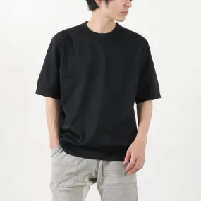 Curved Hemline Sleek And Stylish RE MADE IN TOKYO JAPAN / Half Sleeve Wide Dress T-Shirt