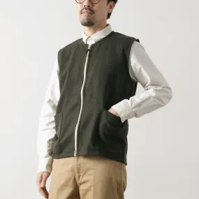 Big RE MADE IN TOKYO JAPAN / Wool Cashmere Kersey Crew Vest