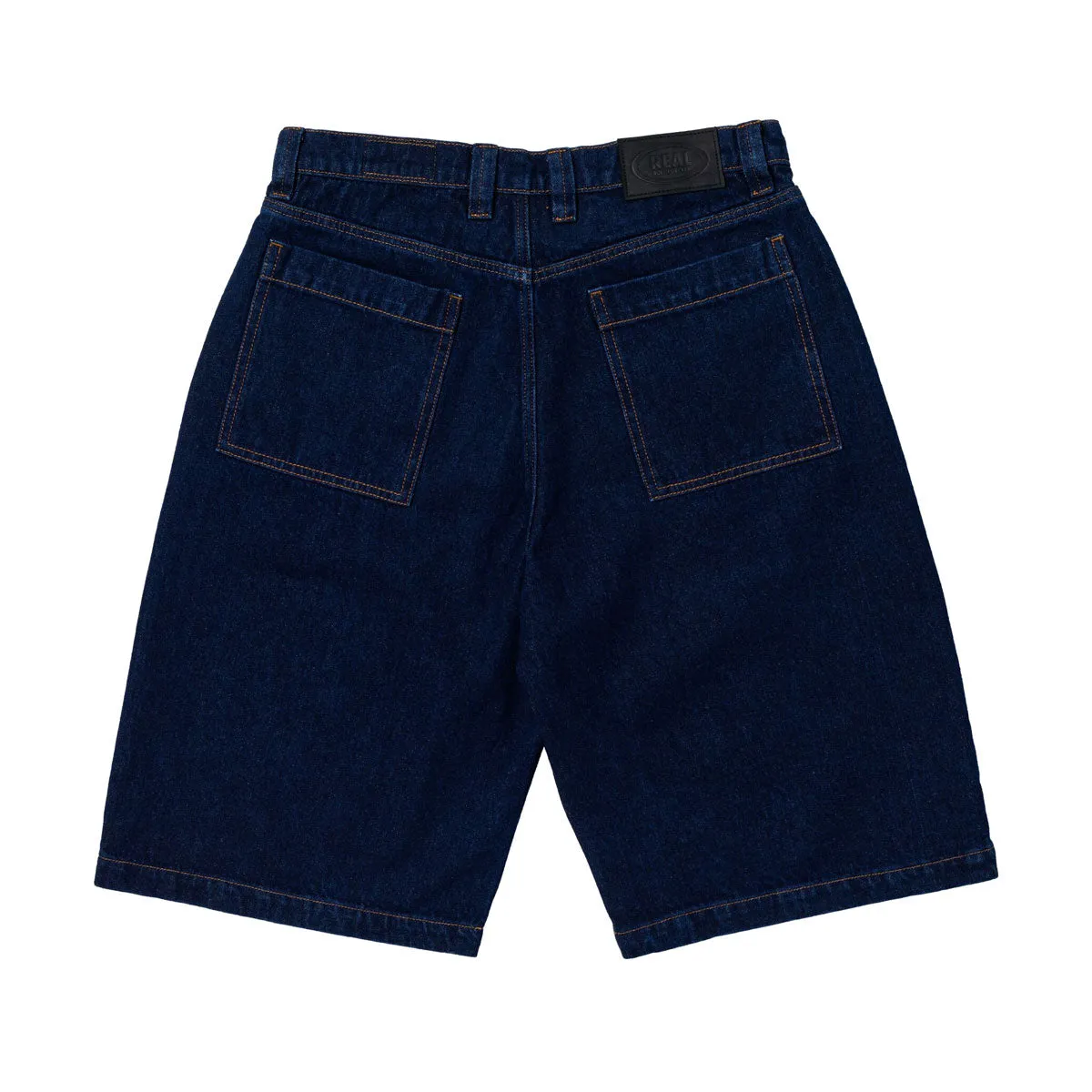 Real Street Cleaner Denim Shorts - Dark Wash Reinforced Hemlines Collectible Item