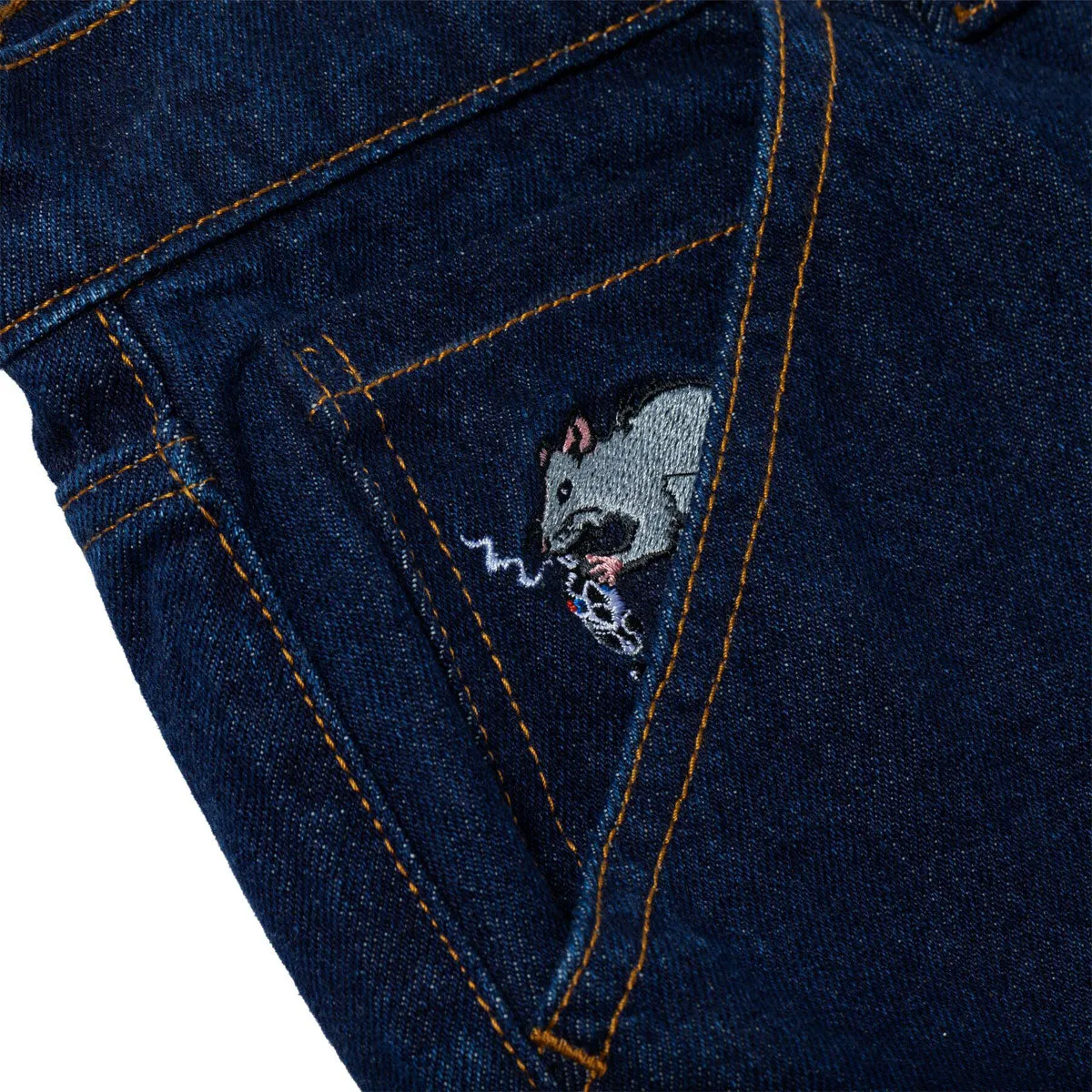 Real Street Cleaner Denim Shorts - Dark Wash QuickAdjustStraps