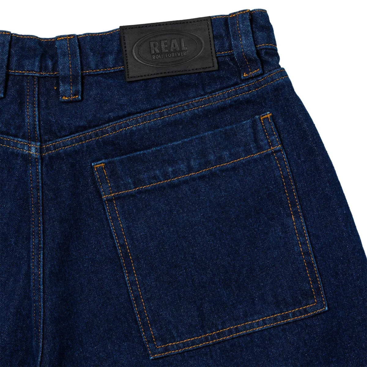Outdoor Activity Real Street Cleaner Denim Shorts - Dark Wash