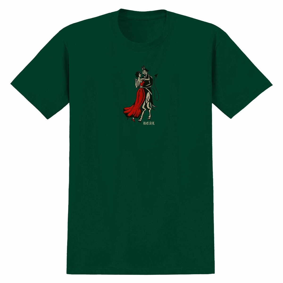 Real Dance With The Devil T-Shirt - Forest Daily Outfit