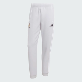 REAL MADRID UBP DOUBLEKNIT TRACKSUIT BOTTOMS - Light Solid Grey / White Core Movement