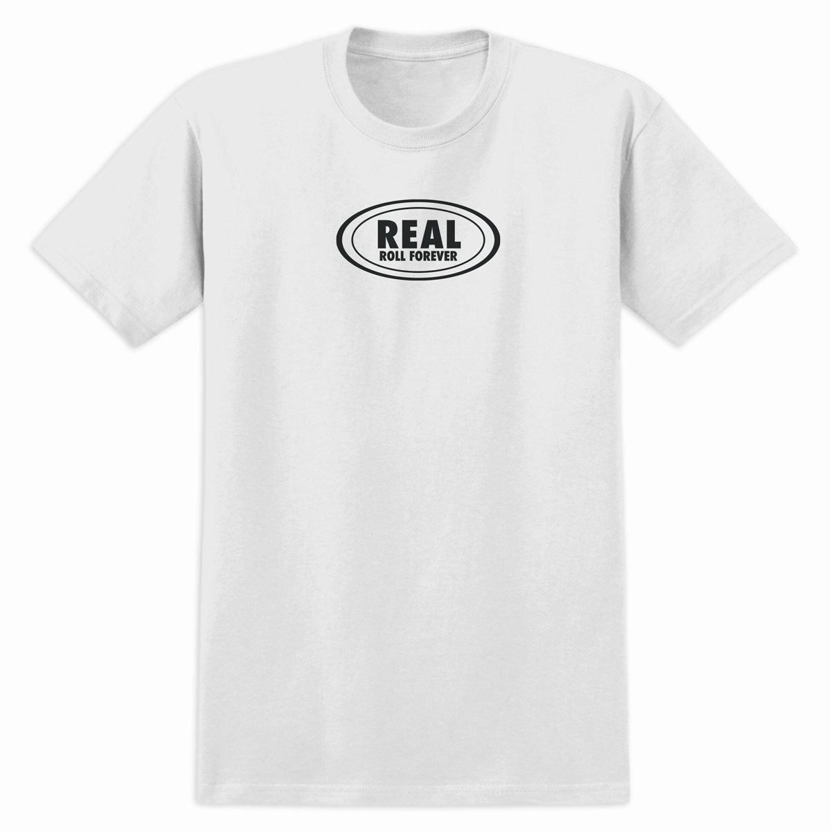 Essential Fashion Classic Look Real Roll Forever T-Shirt - White/Black
