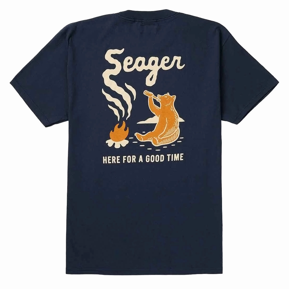 Versatile and Stylish brandable Seager Smokey T-Shirt - Navy