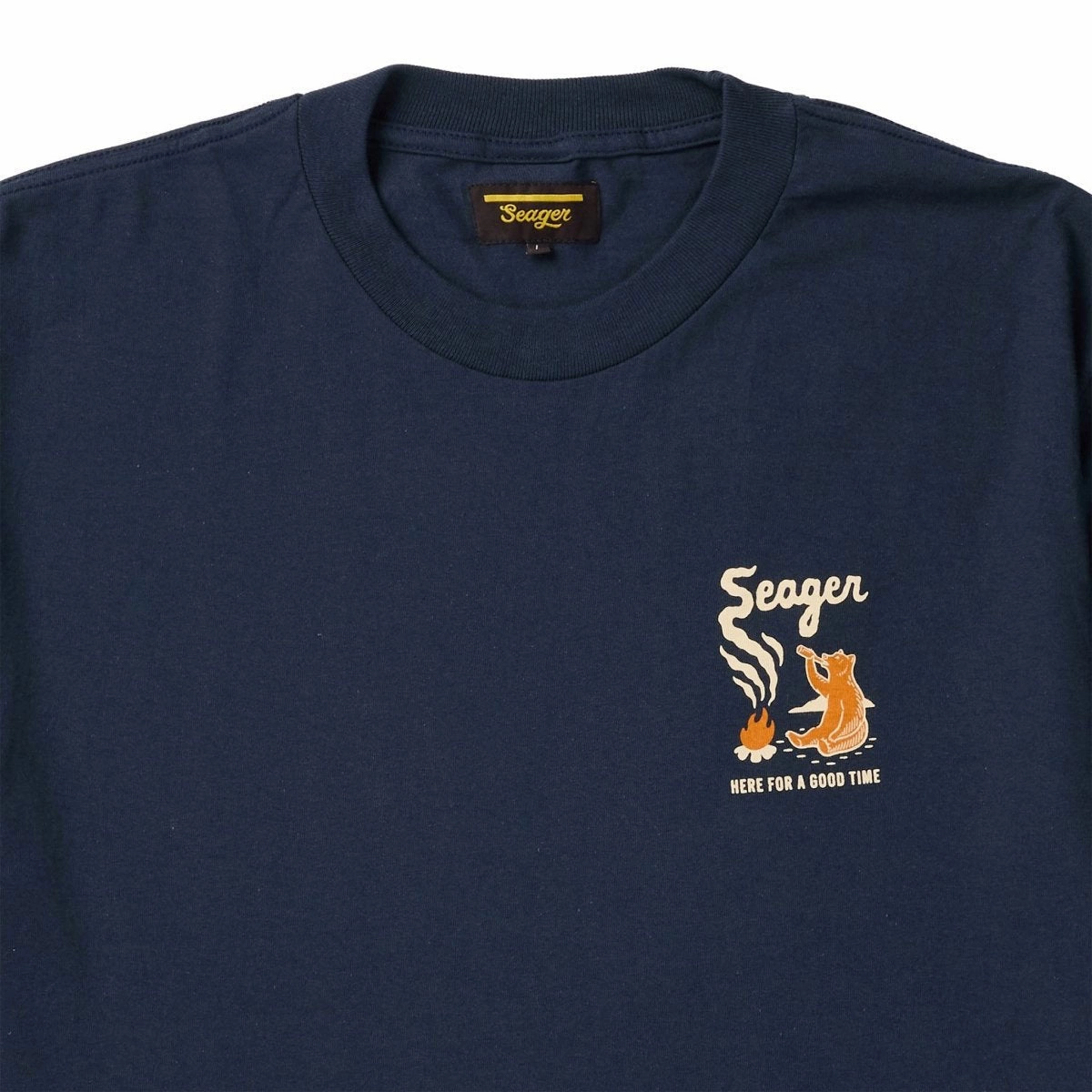 Stylish Wear Seager Smokey T-Shirt - Navy