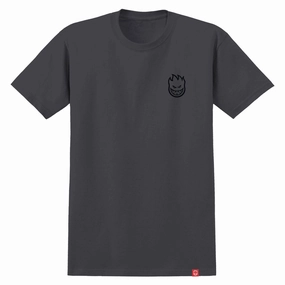 Kids playfulness Formal Occasion Spitfire Lil Bighead T-Shirt - Charcoal/Black 2025