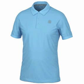 Non Toxic Printing Galvin Green Maximilian Polo Shirt - Alaskan Blue