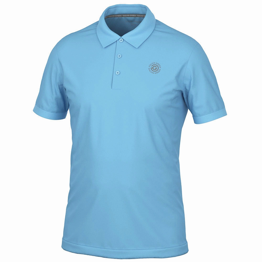 Non Toxic Printing Galvin Green Maximilian Polo Shirt - Alaskan Blue