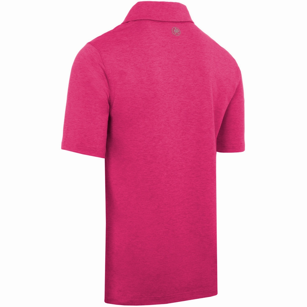 ProQuip Pro Tech Melange Polo Shirt - Festival Fuchsia Seamless Edging