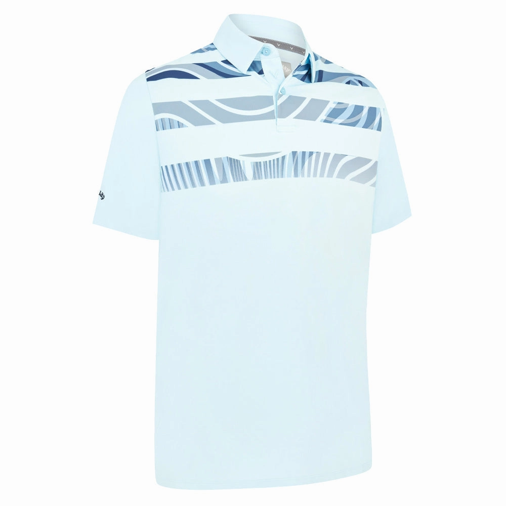 Callaway Trippy Block Polo Shirt - Arctic Paradise Cozy Apparel