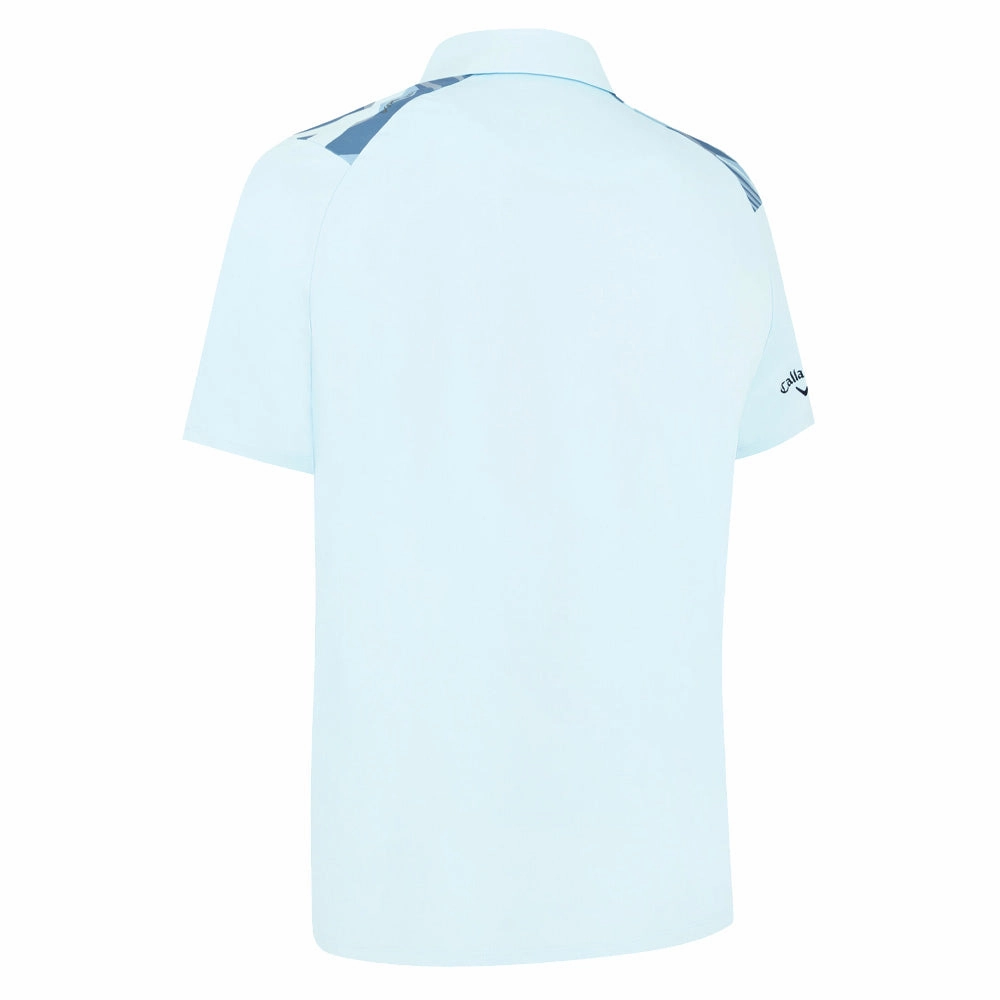 Essential Top Callaway Trippy Block Polo Shirt - Arctic Paradise