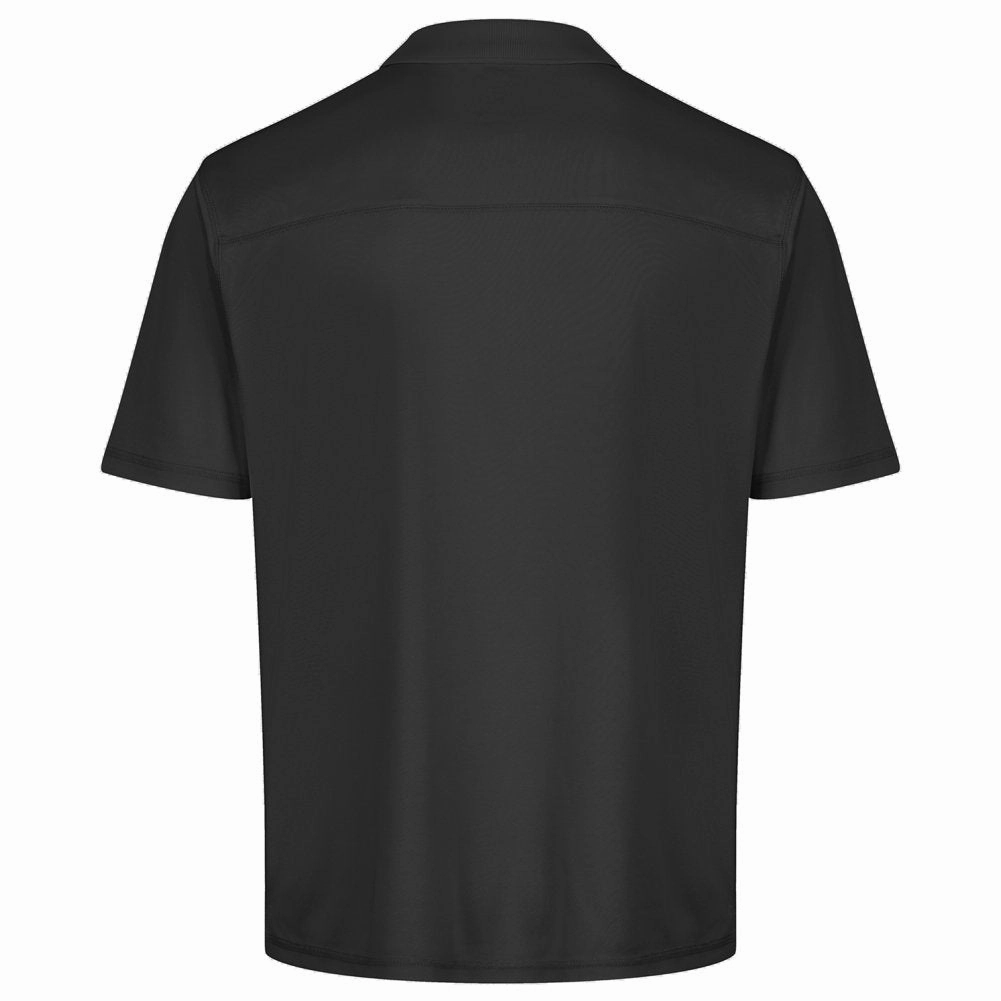 Stylish Perfect Comfort Wear Island Green Essential Pique Polo Shirt - Black