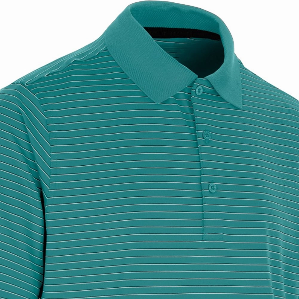ProQuip Pro Tech Feeder Stripe Polo Shirt - Porcelain MoistureControlFibers